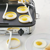 Silicone Fried Egg Pancake Ring Molds (4 Pack)